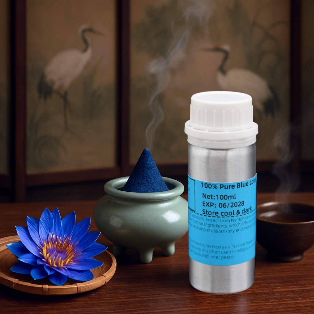 زيت عطري اللوتس الأزرق الطبيعي - مراجعة Candle Fragrance Supplies وسعره