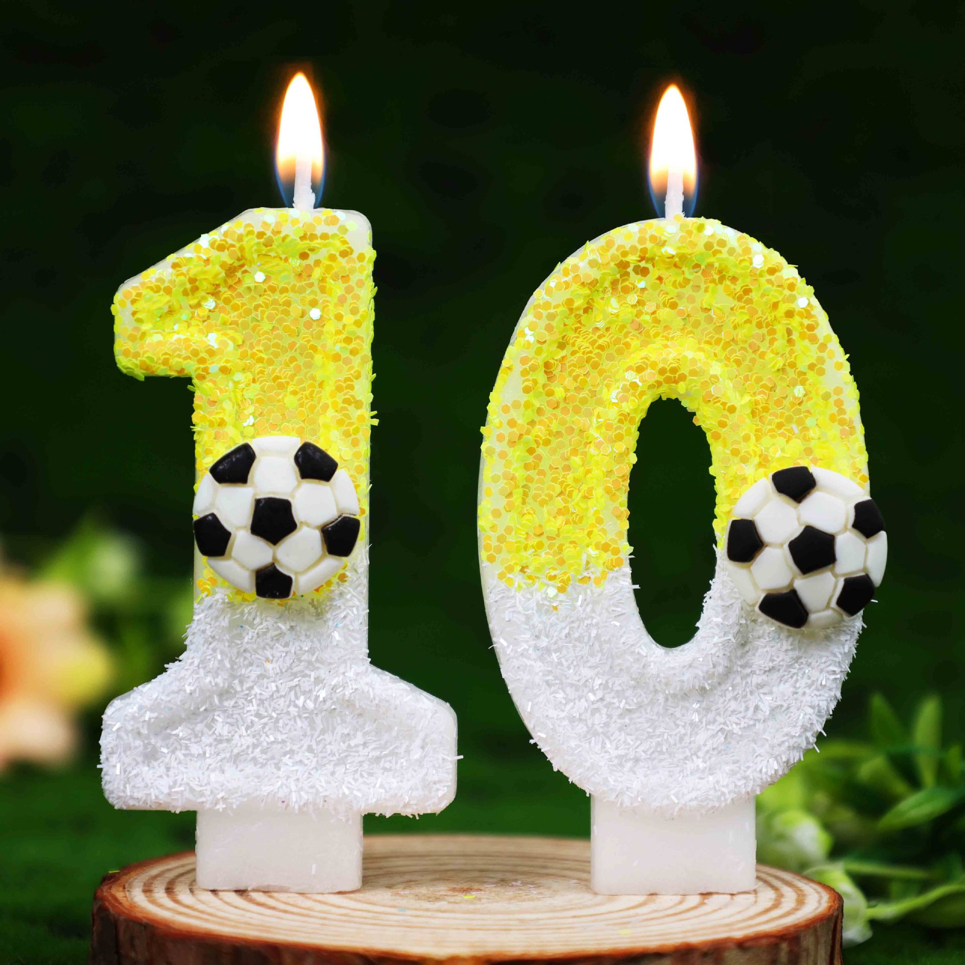 شموع عيد ميلاد رياضية مزينة با - مراجعة Supplies Of Candle وسعره