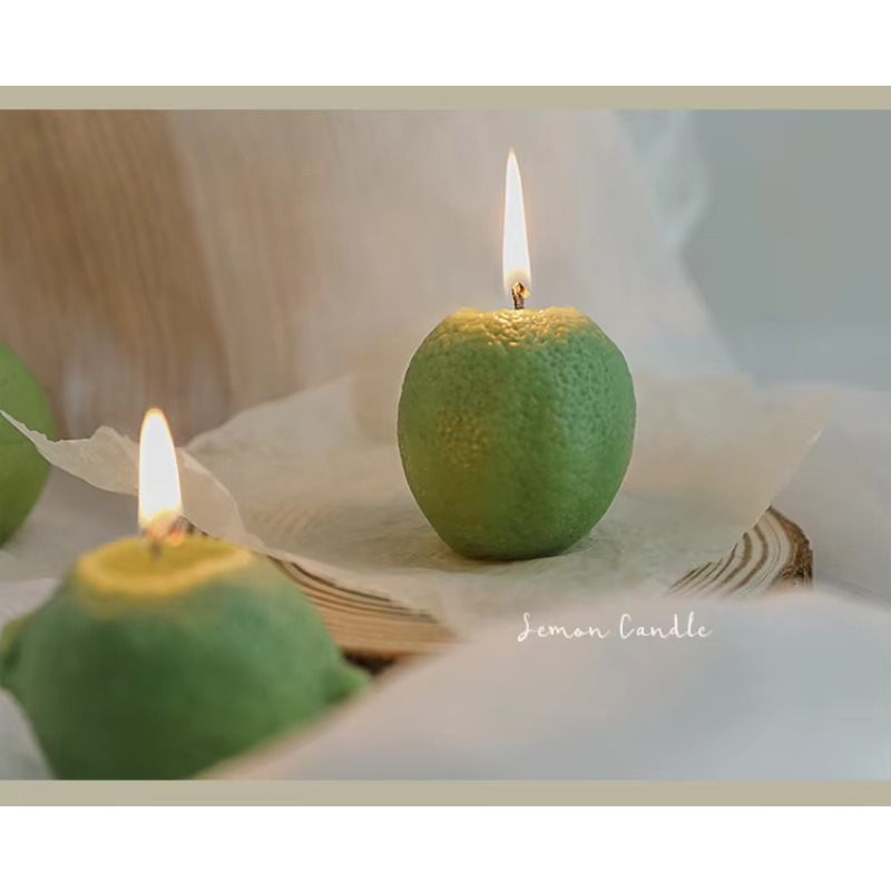 شمعة ليمون مخصصة لتزيين المنزل - مراجعة Supplies Of Candle وسعره